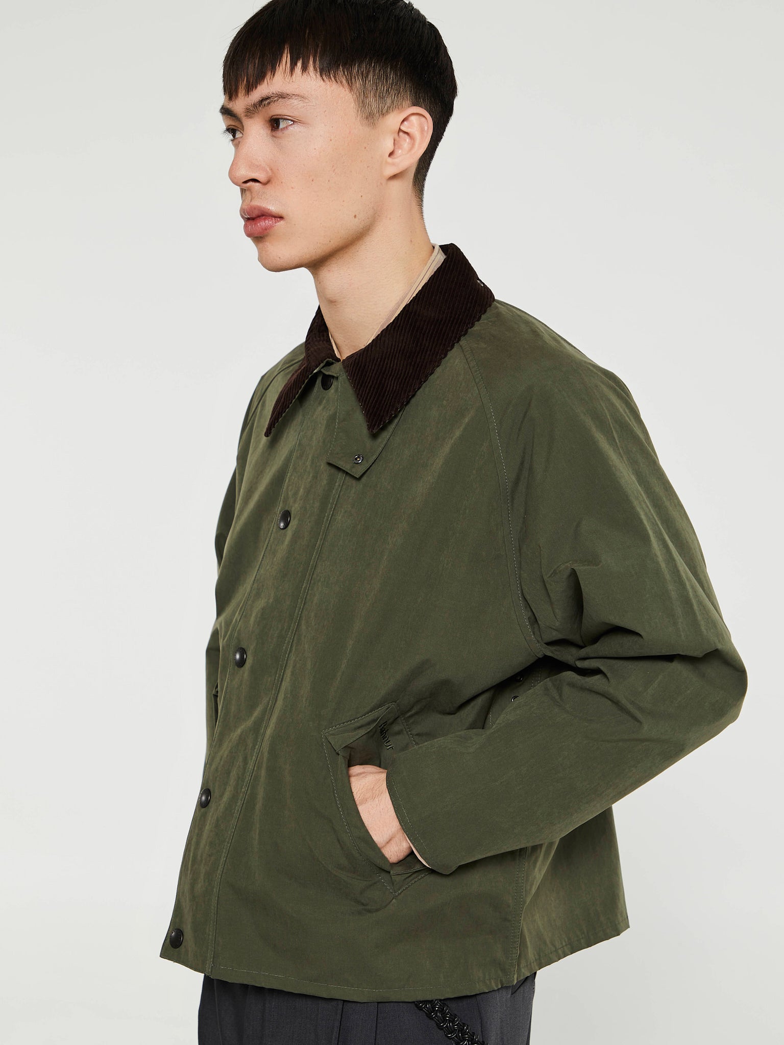 Barbour - Oversized Transporter Casual Jacket in Sage