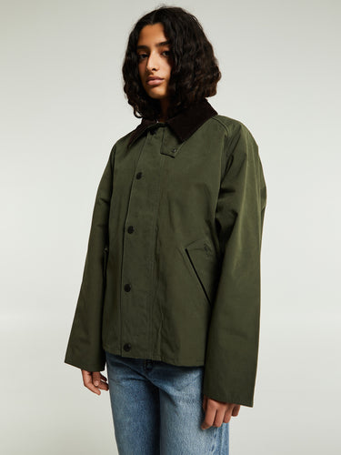 Barbour - Oversized Transporter Casual Jacket in Sage