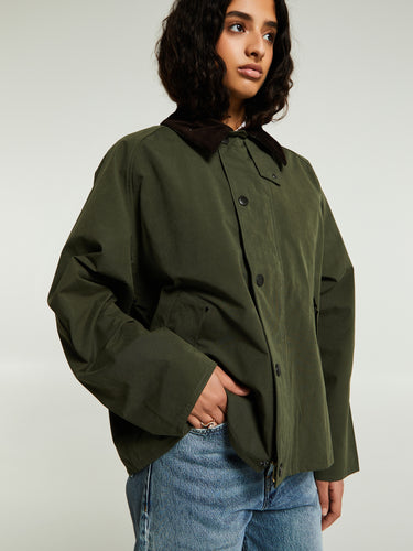 Barbour - Oversized Transporter Casual Jacket in Sage