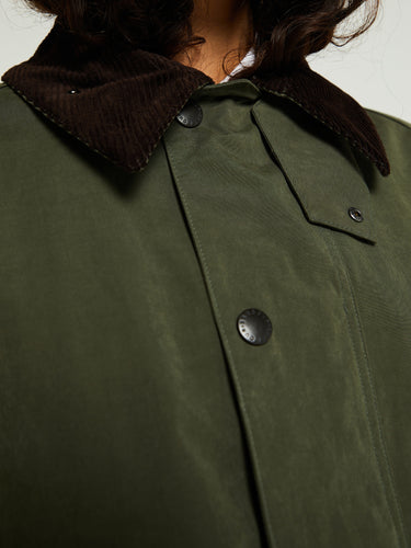 Barbour - Oversized Transporter Casual Jacket in Sage