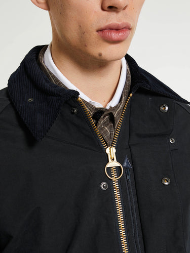 Barbour - Oversized Transporter Casual Jacket in Classic Navy