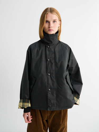 Barbour - Modified Transport Waxed Jacket in Sage