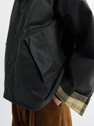 Barbour - Modified Transport Waxed Jacket in Sage