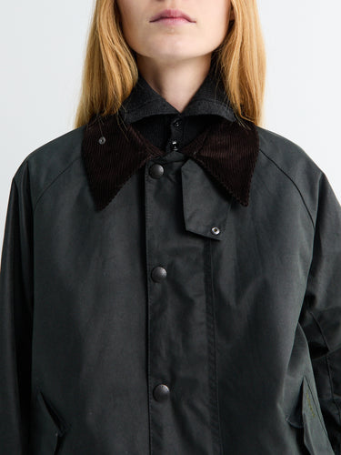 Barbour - Modified Transport Waxed Jacket in Sage