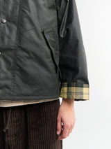 Barbour - Modified Transport Waxed Jacket in Sage