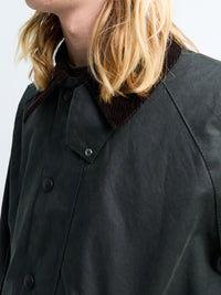 Barbour - Modified Transport Waxed Jacket in Sage