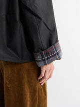 Barbour - Modified Transport Waxed Jacket in Black