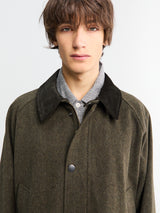 Barbour - Modified Bedale Wool Jacket in Olive