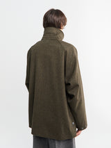Barbour - Modified Bedale Wool Jacket in Olive