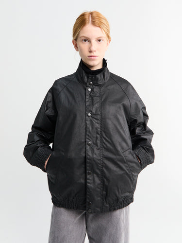 Barbour - Barbour Blouson Transport Wax Jacket in Black