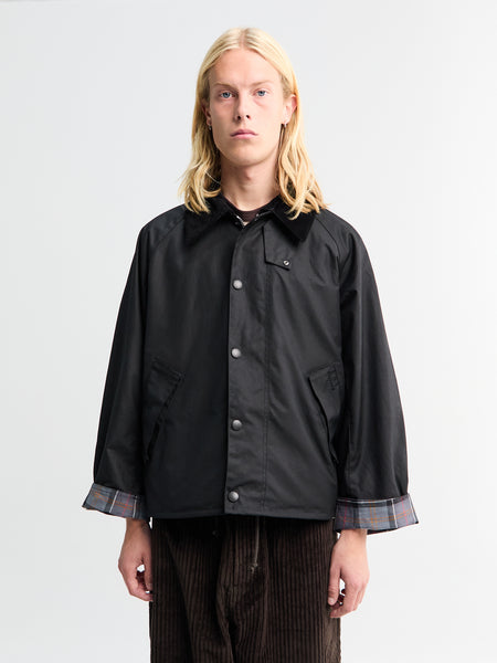 Barbour - Modified Transport Waxed Jacket in Black – Stoy