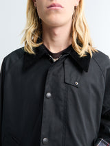 Barbour - Modified Transport Waxed Jacket in Black