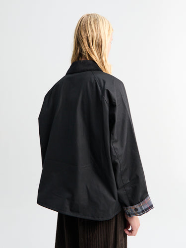 Barbour - Modified Transport Waxed Jacket in Black