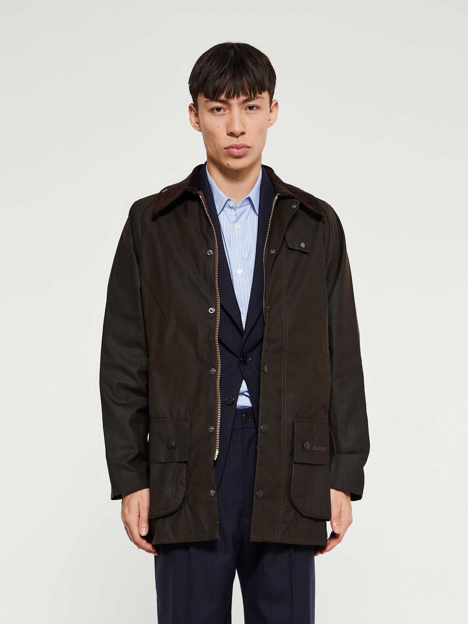 Classic Beaufort Wax Jacket in Olive