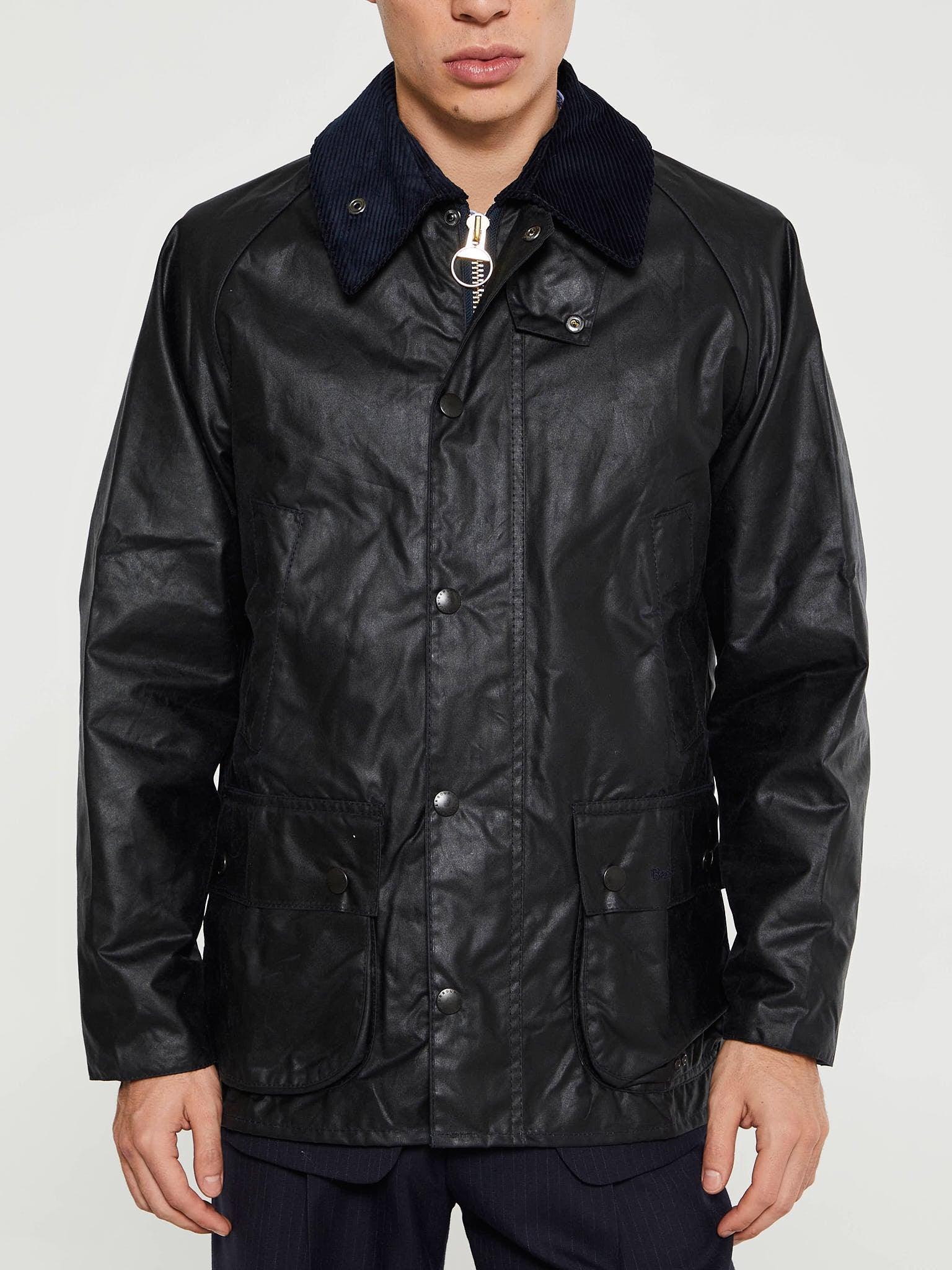 Bedale Wax Jacket in Navy