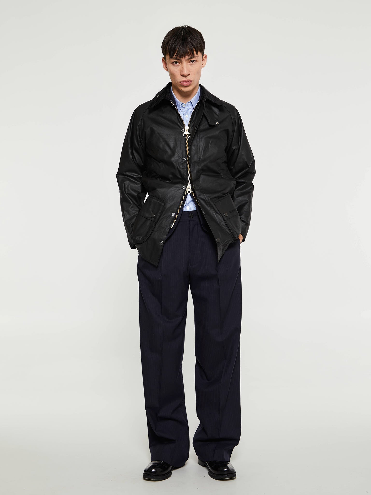 Barbour - Beaufort Wax Jacket in Black