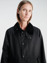 Barbour - Modified Transport Waxed Jacket in Black