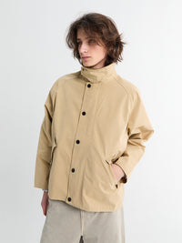 Oversized Transporter Casual Jacket in Stone