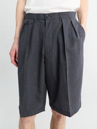 Beams Plus - Wool Shorts in Charcoal