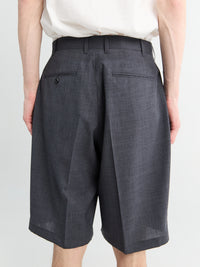 Beams Plus - Wool Shorts in Charcoal
