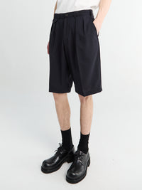 Beams Plus - Wool Shorts in Navy