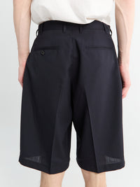 Beams Plus - Wool Shorts in Navy