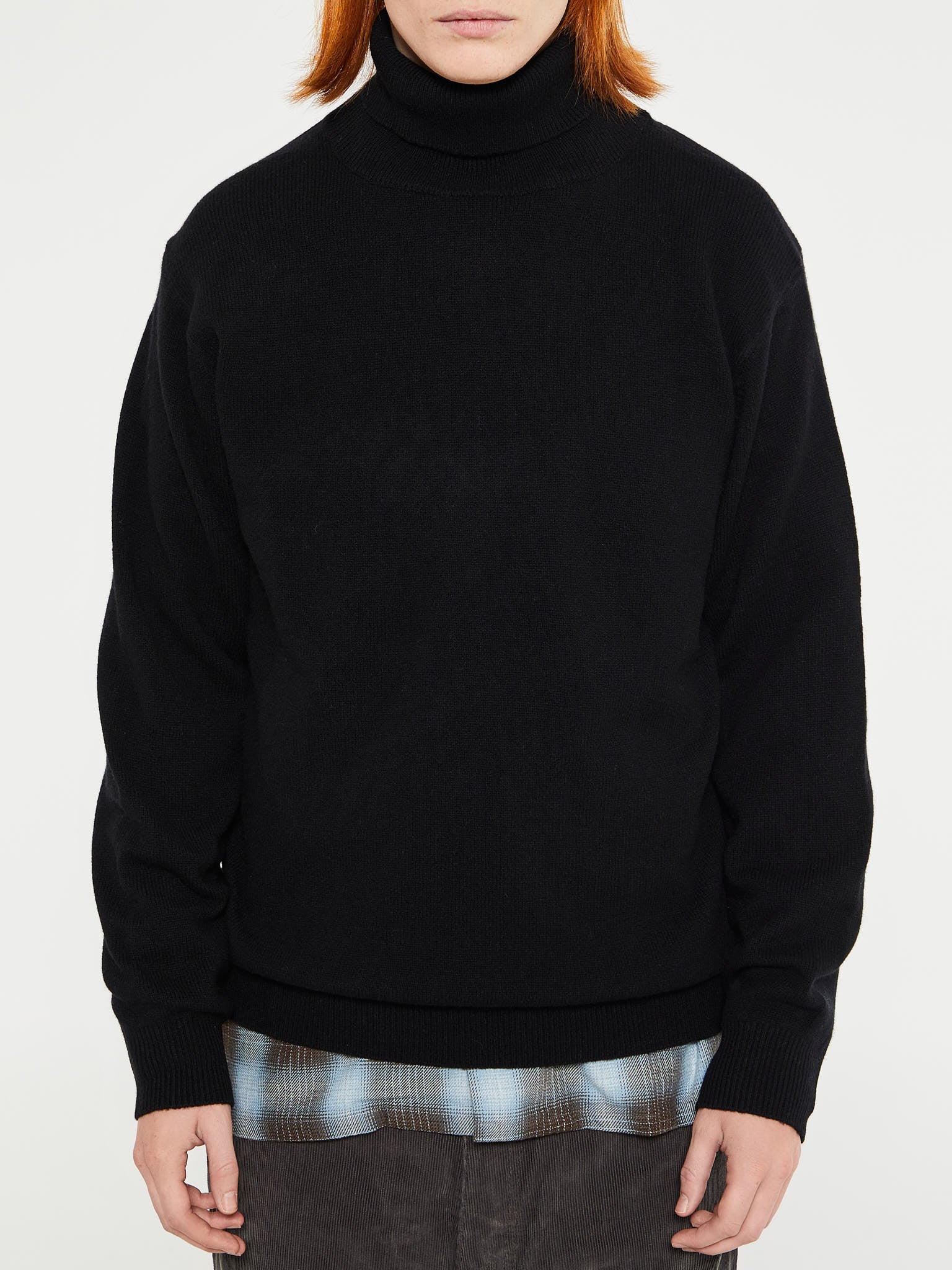 Beams Plus - 9G Turtleneck in Black