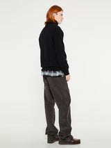 Beams Plus - 9G Turtleneck in Black