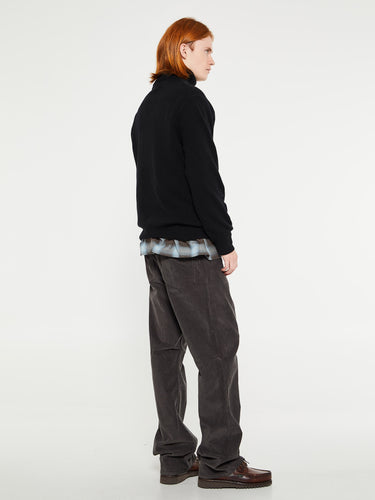 Beams Plus - 9G Turtleneck in Black
