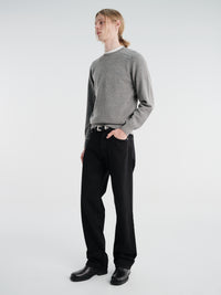 Beams Plus - Crew 9G Knit in Grey