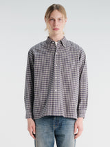 Beams Plus - Open B. D. Dobby Plaid in Navy