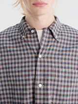 Beams Plus - Open B. D. Dobby Plaid in Navy