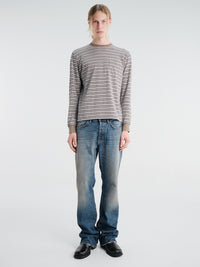 Beams Plus - Pocket Tee Multi Stripe in Brown