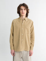 Beams Plus - Open B.D. Panama Plaid Double Face Shirt in Beige