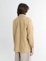 Beams Plus - Open B.D. Panama Plaid Double Face Shirt in Beige