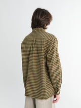 Beams Plus - Open B.D. Panama Plaid Double Face Shirt in Brown