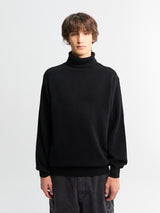 Beams Plus - 9G Turtleneck in Black
