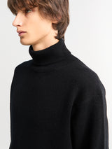 Beams Plus - 9G Turtleneck in Black