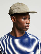 Beams Plus - 6 Panel Herringbone Cap in Olive