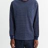 Beams Plus - Pocket T-Shirt Jacquard Stripe in Navy