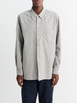 Beams Plus - Dobby Plaid Shirt in White Plaid