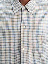 Beams Plus - Dobby Plaid Shirt in White Plaid