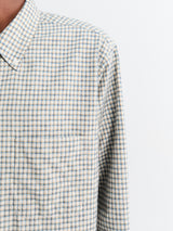 Beams Plus - Dobby Plaid Shirt in White Plaid
