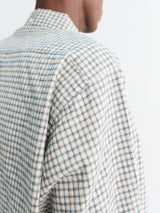 Beams Plus - Dobby Plaid Shirt in White Plaid