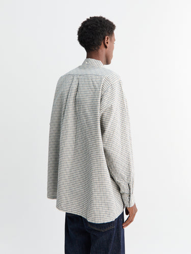 Beams Plus - Dobby Plaid Shirt in White Plaid