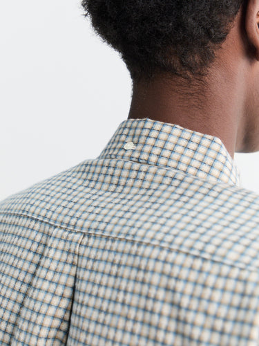Beams Plus - Dobby Plaid Shirt in White Plaid