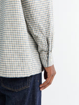 Beams Plus - Dobby Plaid Shirt in White Plaid