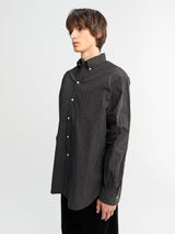 Beams Plus - B.D. Classic-fit Graph Plaid Shirts in Black