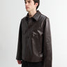 Berner Kühl - Blouson Leather Nappa in Brown