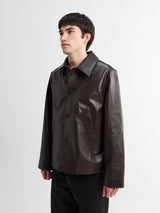 Berner Kühl - Blouson Leather Nappa in Brown